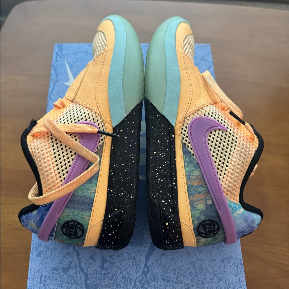 JA 1 EYBL Melon Tint/Rush Fuchsia-Black Size 6.5